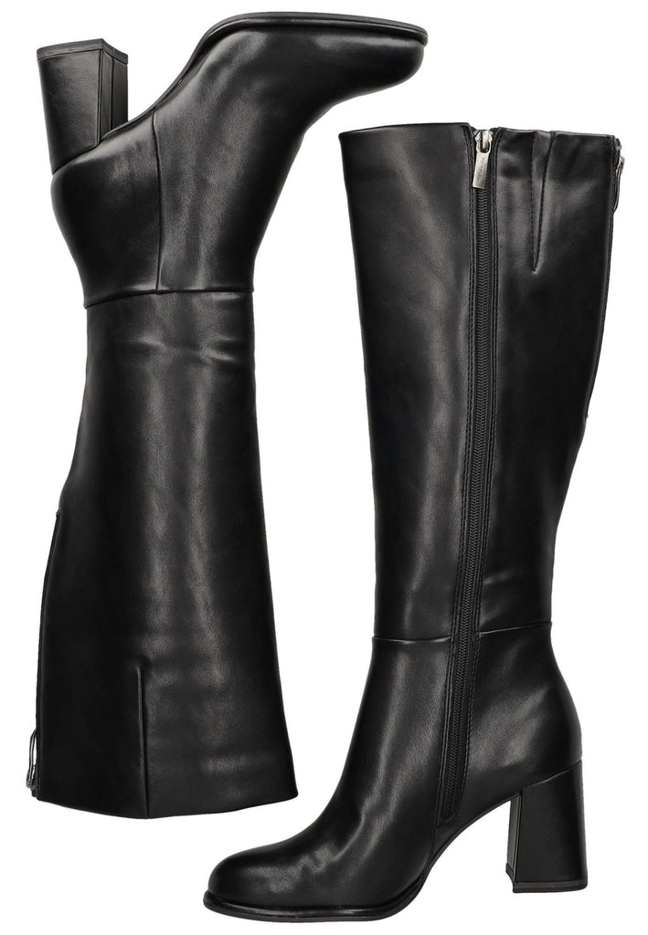 Tamaris Stiefel Lederimitat Schwarz