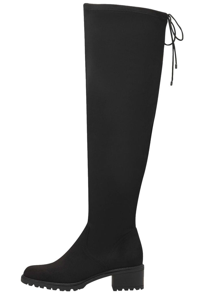 Tamaris Stiefel Lederimitat/Textil Schwarz Warmfutter
