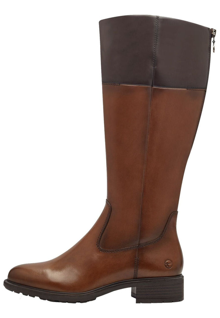 Stiefel Tamaris Stiefel Leder/Textil Muscat Warmfutter