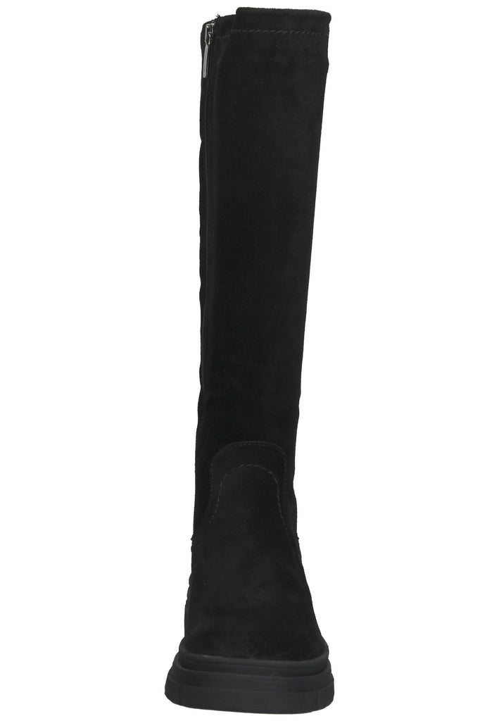 Tamaris Stiefel Veloursleder schwarz