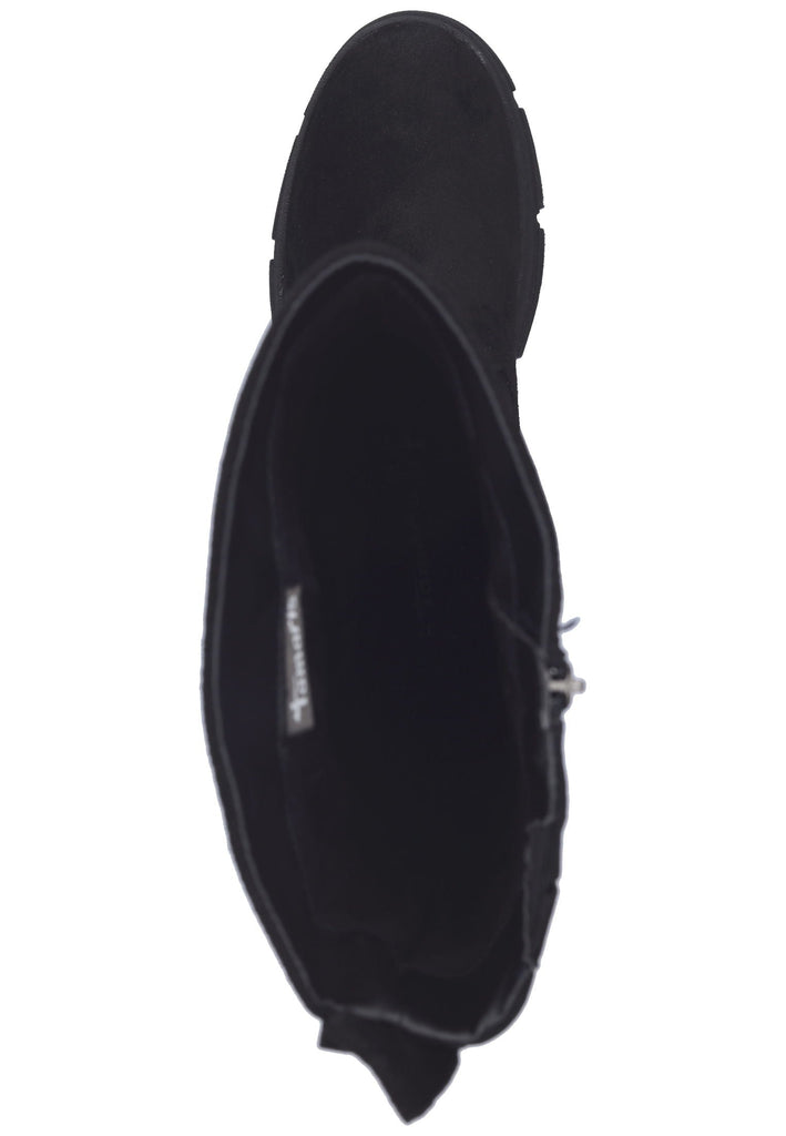 Tamaris Stiefel Veloursleder schwarz