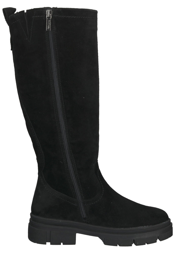 Tamaris Stiefel Veloursleder schwarz
