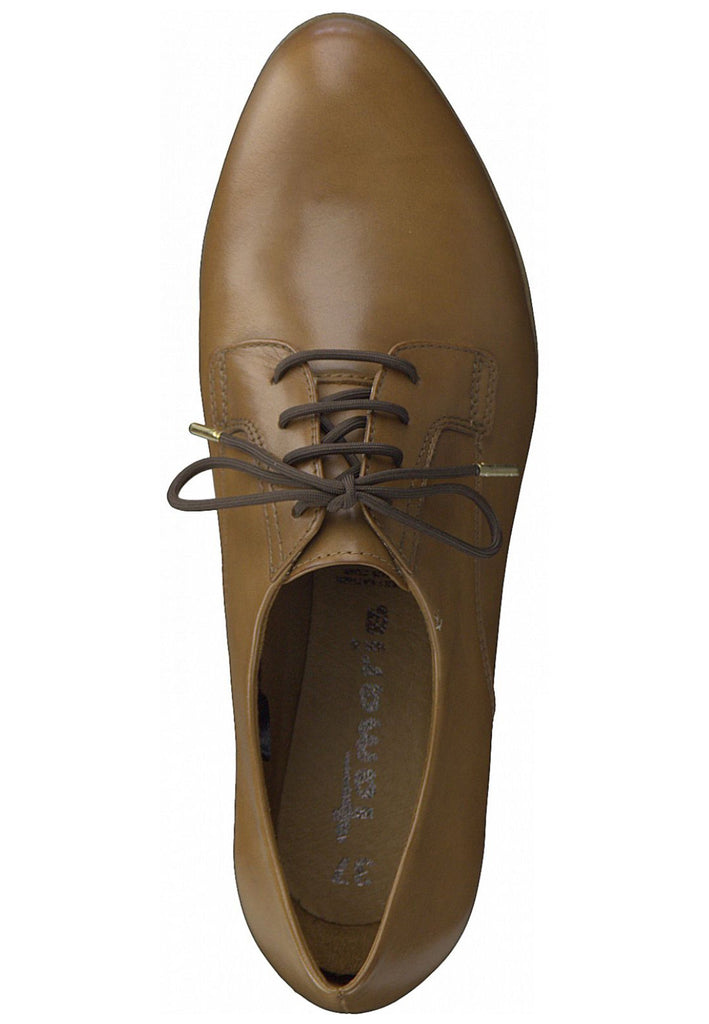 Tamaris Stiefelette Glattleder Cognac