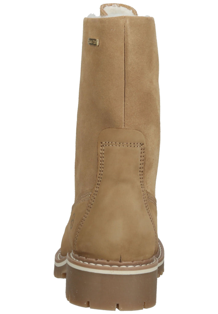 Tamaris Stiefelette Leder Camel Warmfutter