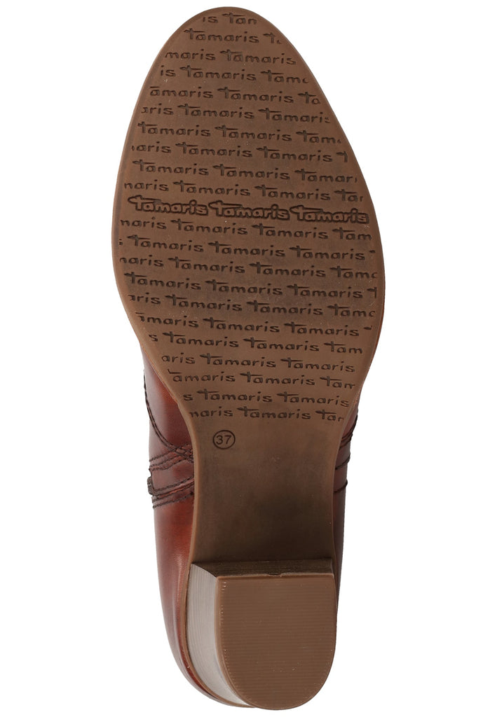 Tamaris Stiefelette Leder Chestnut