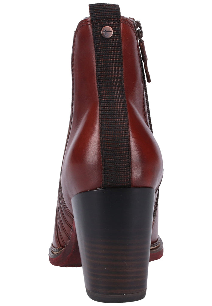 Tamaris Stiefelette Leder Chestnut