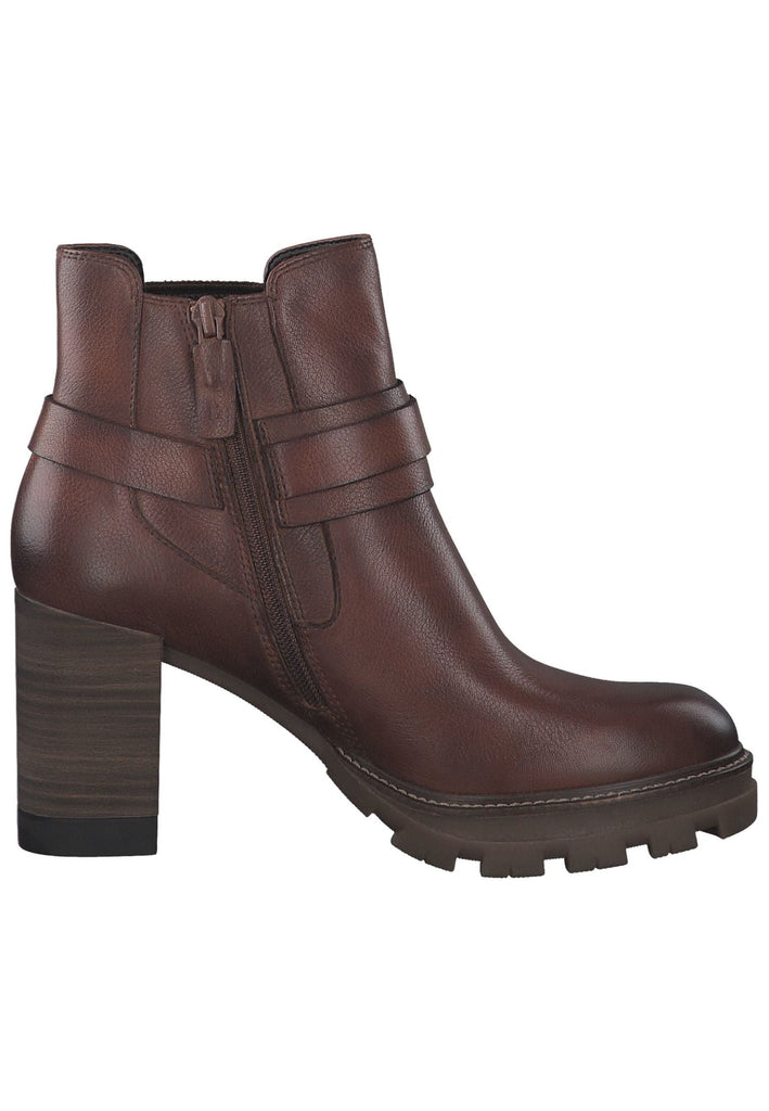 Tamaris Stiefelette Leder Cognac