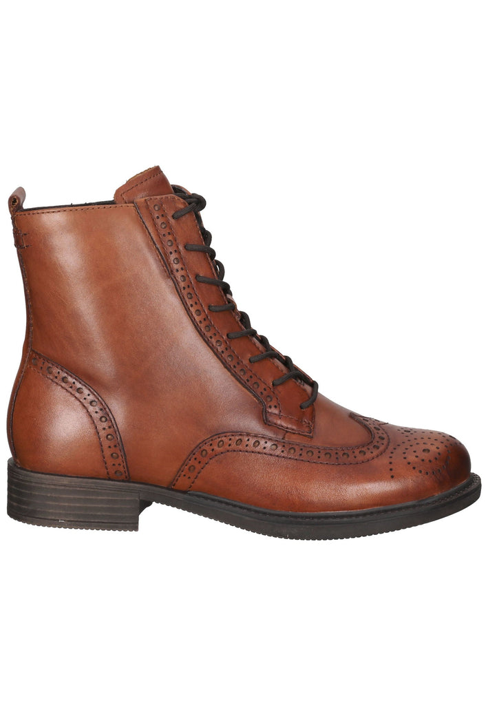 Tamaris Stiefelette Leder Cognac