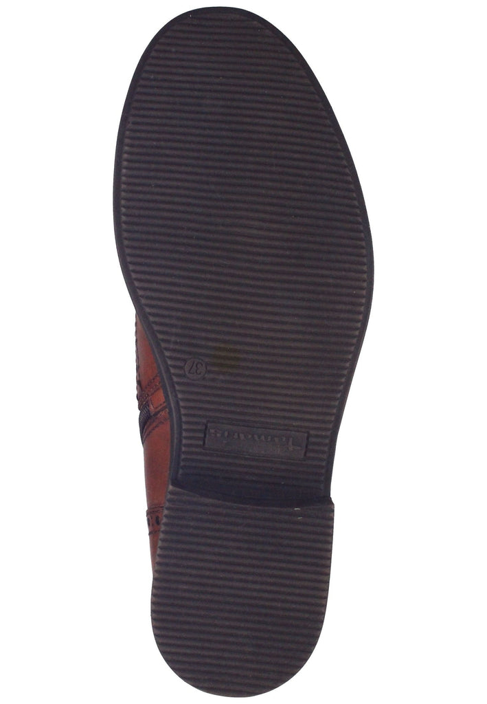 Tamaris Stiefelette Leder Cognac