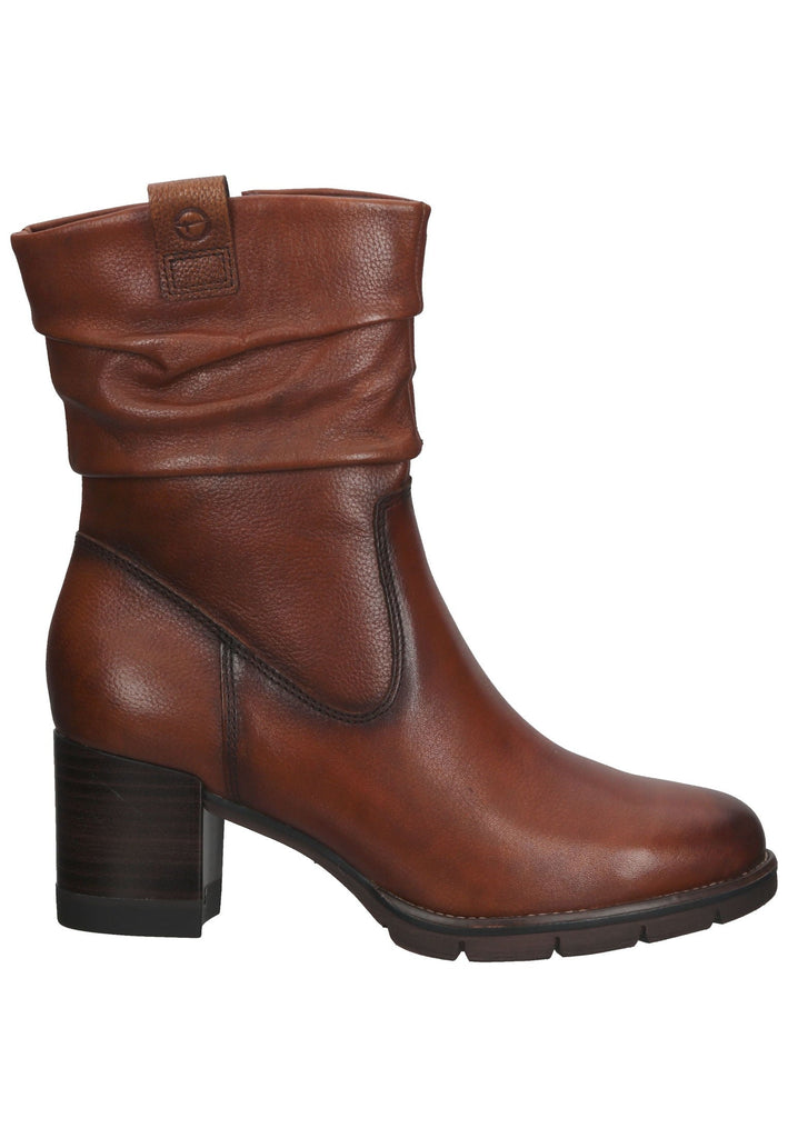 Tamaris Stiefelette Leder Cognac