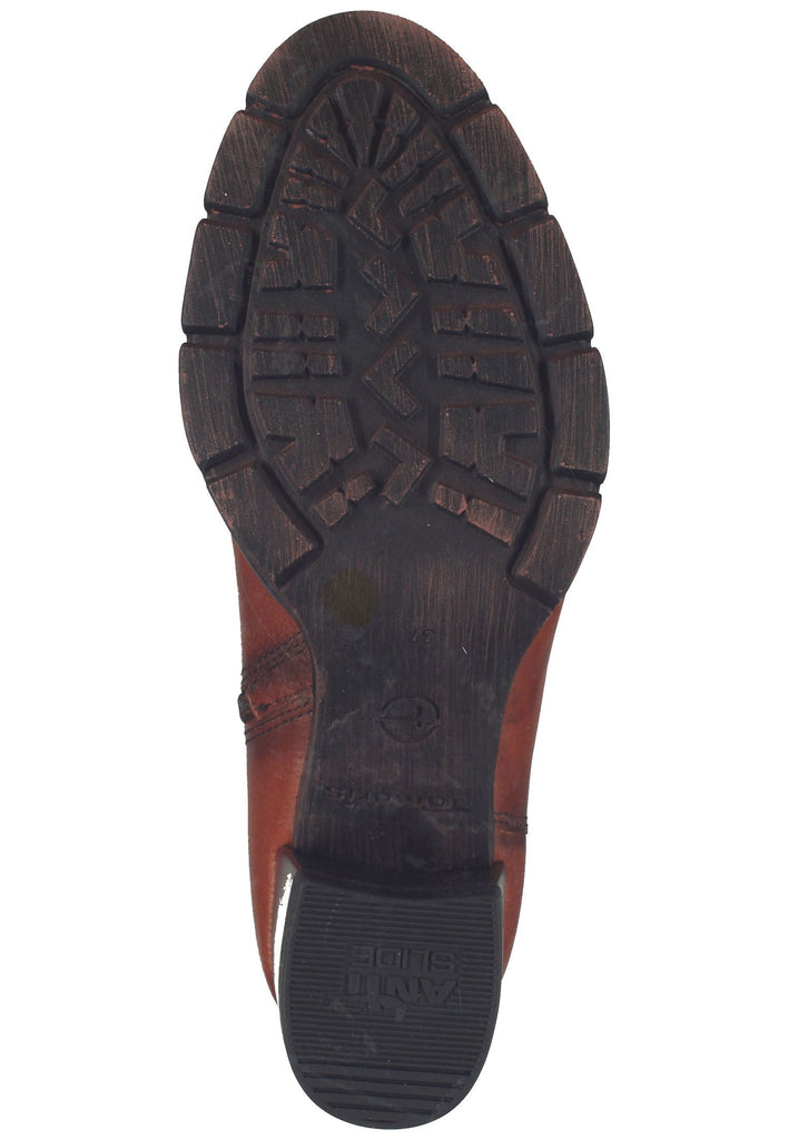 Tamaris Stiefelette Leder Cognac