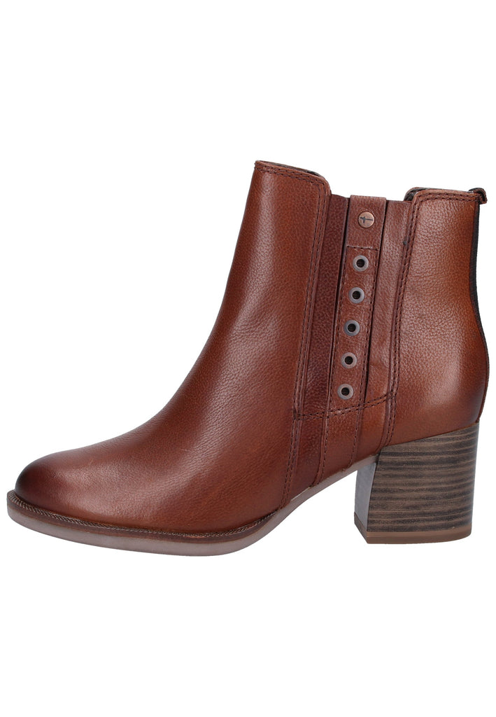 Tamaris Stiefelette Leder Cognac