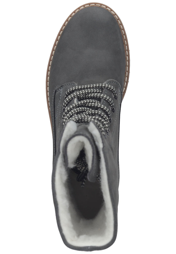 Tamaris Stiefelette Leder Dunkelgrau Warmfutter