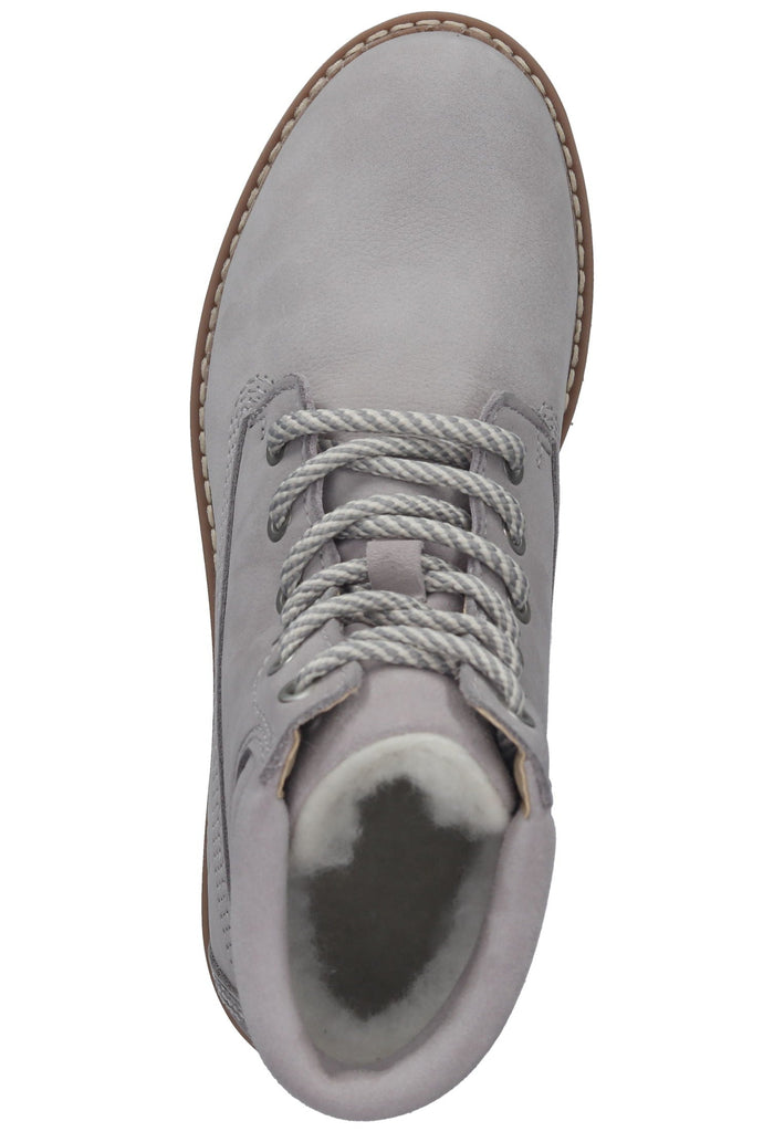 Tamaris Stiefelette Leder Hellgrau