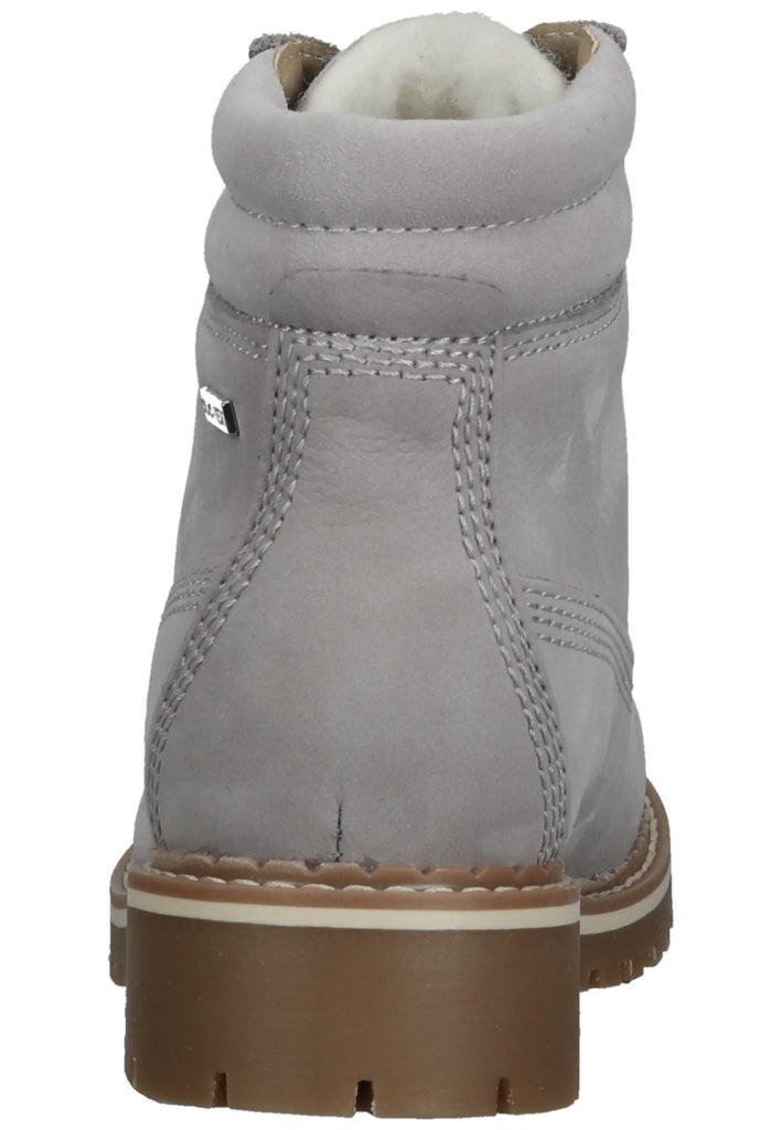 Tamaris Stiefelette Leder Hellgrau
