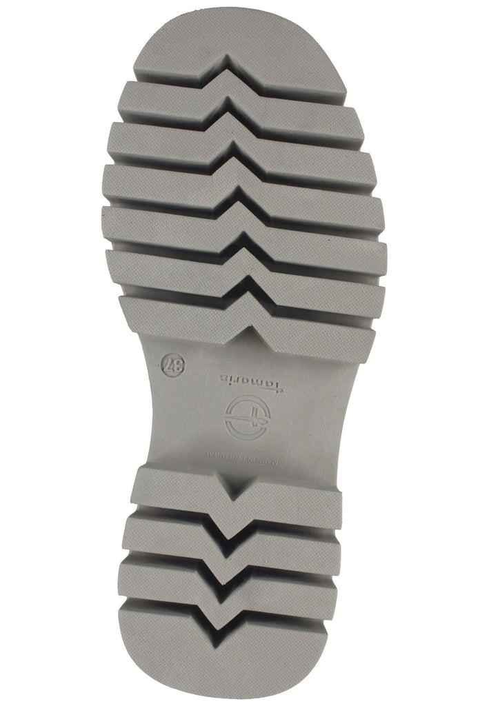 Tamaris Stiefelette Leder Hellgrau