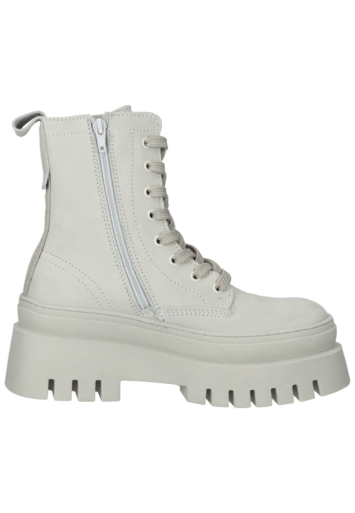 Tamaris Stiefelette Leder Hellgrau