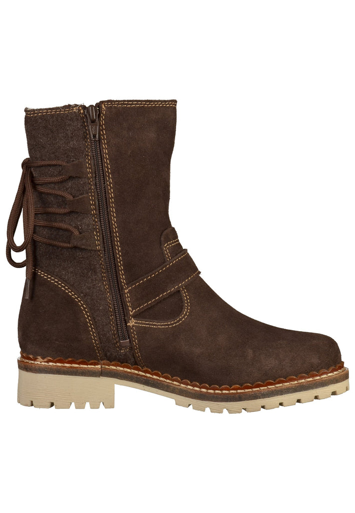 Tamaris Stiefelette Leder Mocca