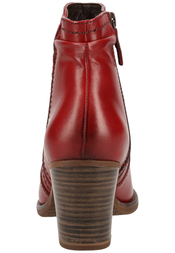Tamaris Stiefelette Leder Rot