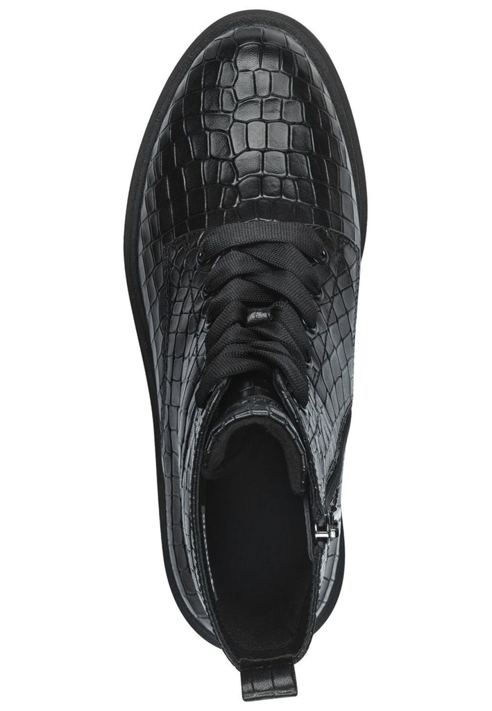 Tamaris Stiefelette Leder Schwarz