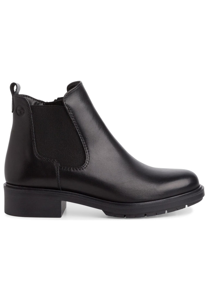 Tamaris Stiefelette Leder Schwarz