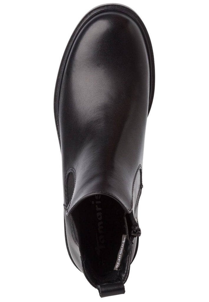 Tamaris Stiefelette Leder Schwarz