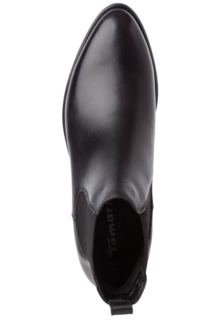 Tamaris Stiefelette Leder Schwarz