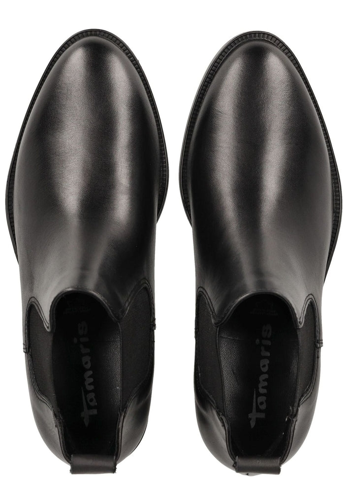 Tamaris Stiefelette Leder Schwarz
