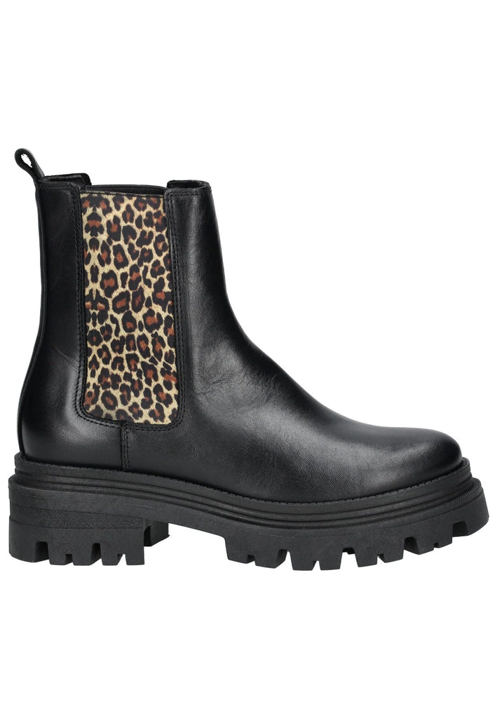 Tamaris Stiefelette Leder Schwarz