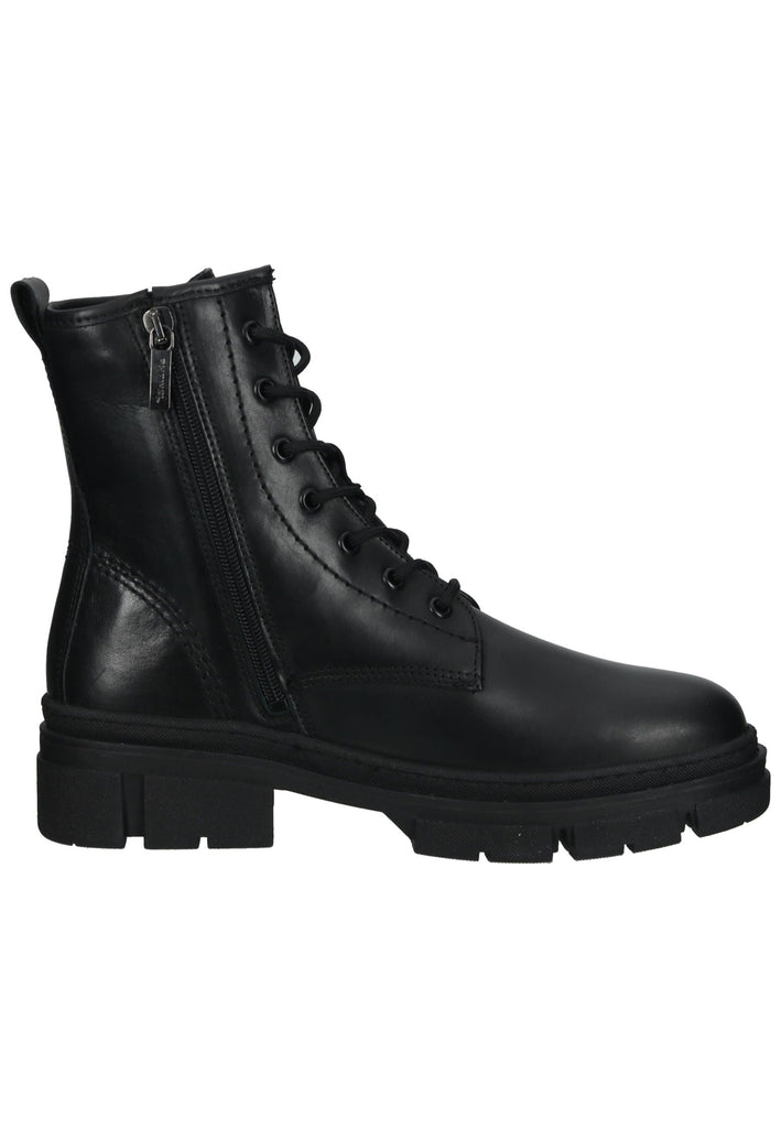 Tamaris Stiefelette Leder Schwarz