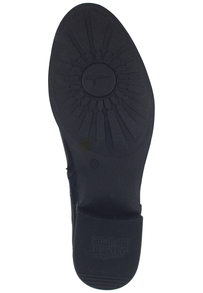 Tamaris Stiefelette Leder Schwarz