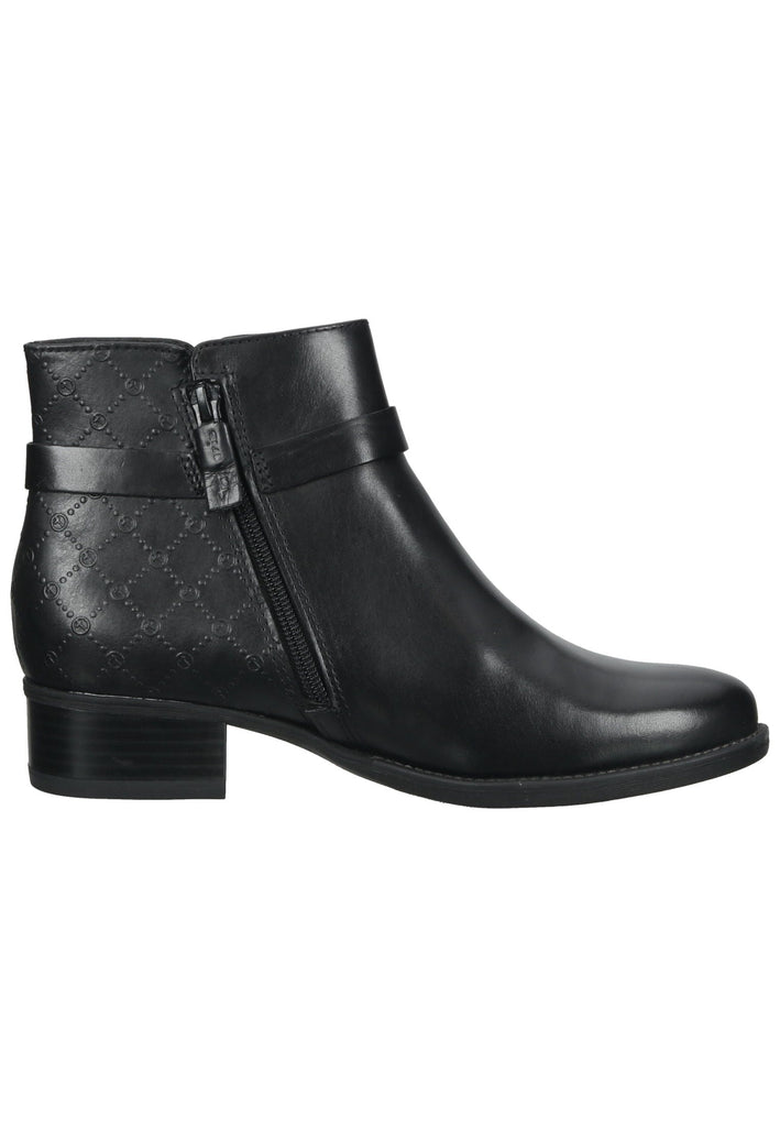 Tamaris Stiefelette Leder Schwarz