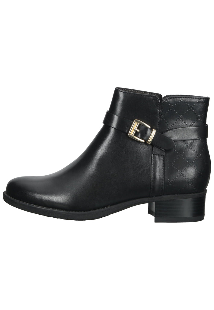 Tamaris Stiefelette Leder Schwarz