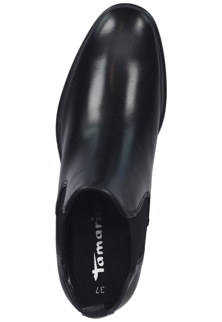 Tamaris Stiefelette Leder Schwarz