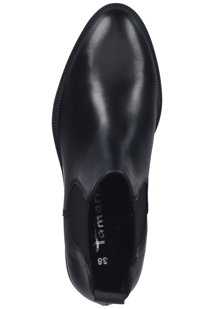 Tamaris Stiefelette Leder Schwarz