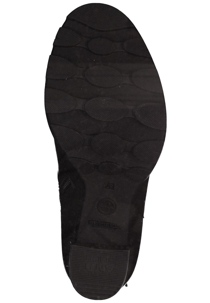 Tamaris Stiefelette Leder Schwarz