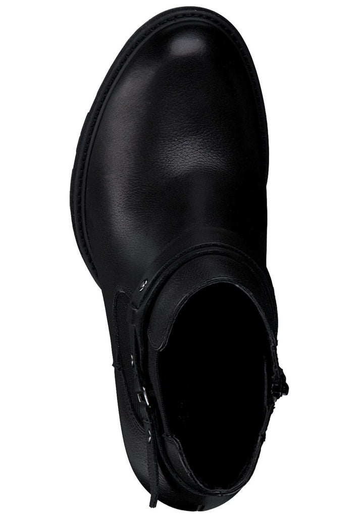 Tamaris Stiefelette Leder Schwarz