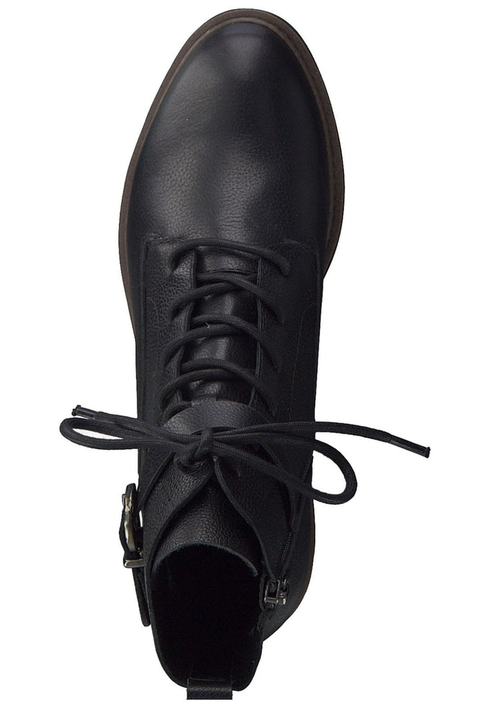 Tamaris Stiefelette Leder Schwarz