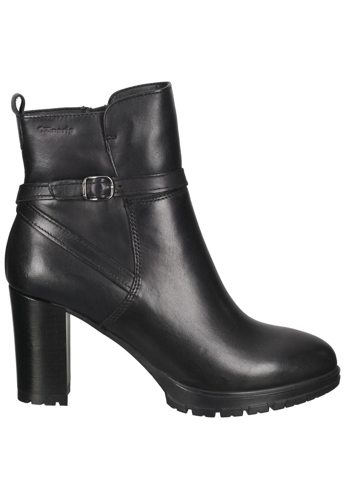 Tamaris Stiefelette Leder Schwarz
