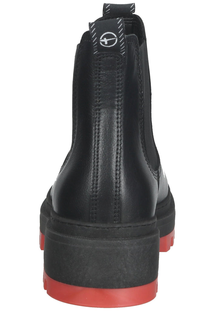 Tamaris Stiefelette Leder Schwarz
