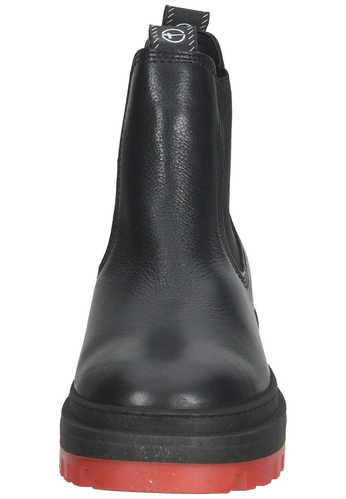 Tamaris Stiefelette Leder Schwarz