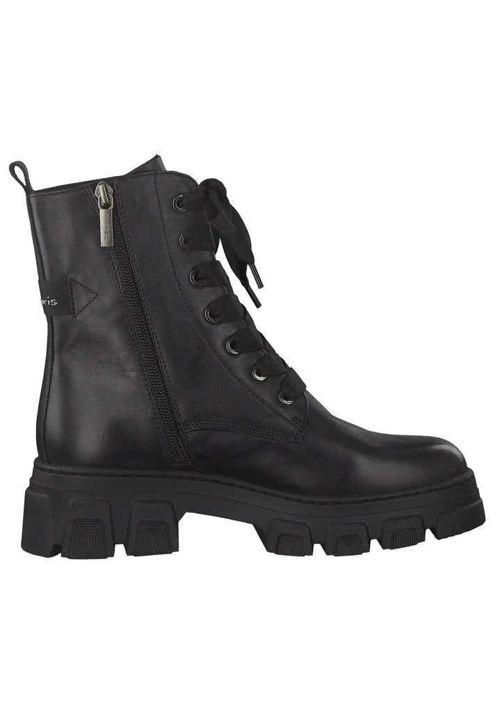 Tamaris Stiefelette Leder Schwarz