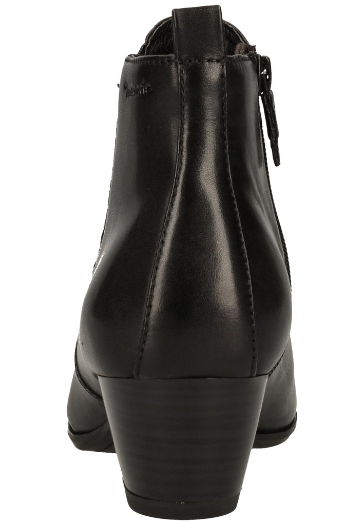Tamaris Stiefelette Leder Schwarz