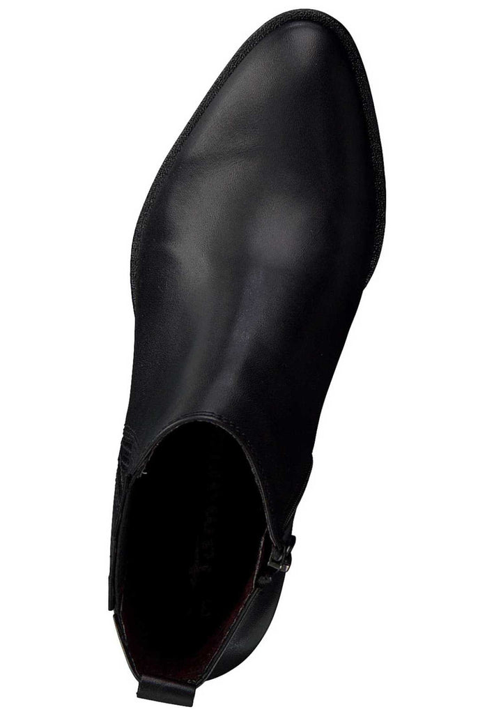 Tamaris Stiefelette Leder Schwarz
