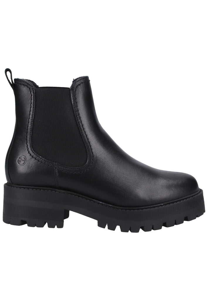 Tamaris Stiefelette Leder Schwarz