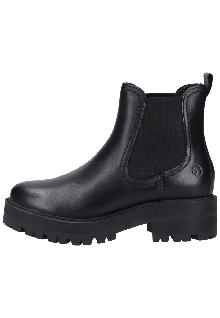 Tamaris Stiefelette Leder Schwarz