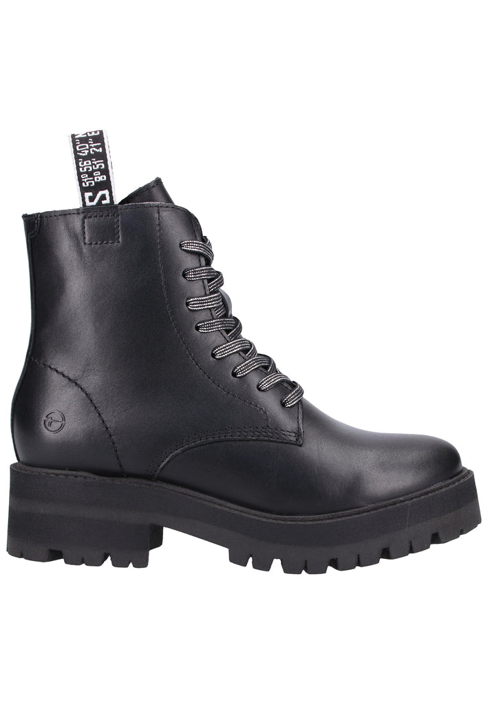Tamaris Stiefelette Leder Schwarz
