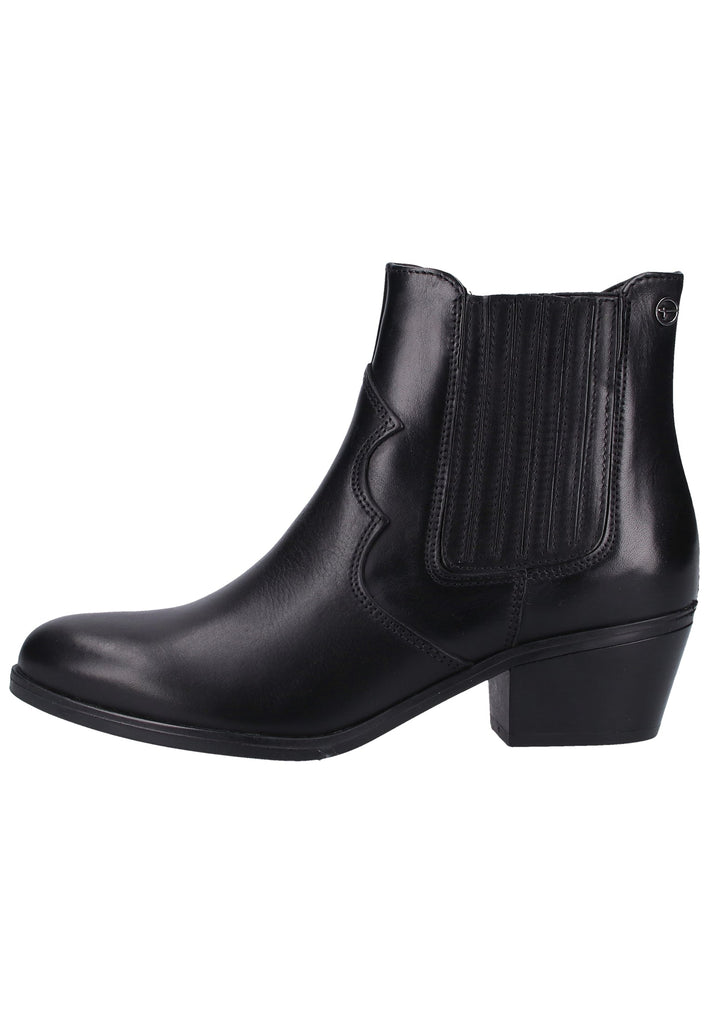 Tamaris Stiefelette Leder Schwarz