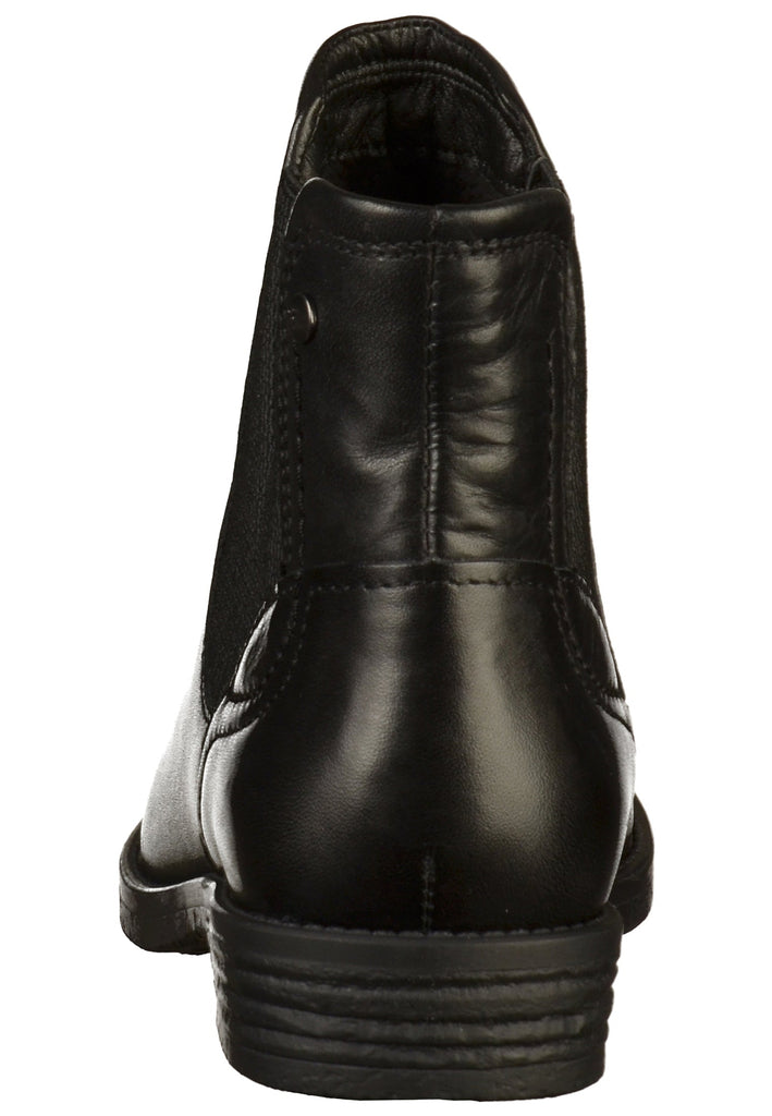 Tamaris Stiefelette Leder Schwarz