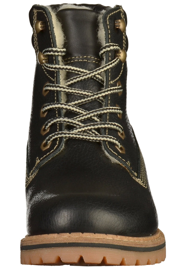 Tamaris Stiefelette Leder Schwarz